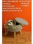 Teddybox Sandıklı Teddy Peluş Puf – Yuvarlak, Ahşap Ayaklı Retro Bench & Dekoratif Tabure 2