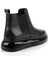 Siyah Hakiki Deri Erkek Bot & Bootie E02401080641 3