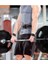 Power Lifting Strap Güçlü Tutuş İçin Uzun Kayış Siyah Renk Unisex Kullanım 4