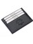 Hakiki Deri Slim Ince Unisex Kartlık - Siyah 2