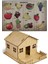 May’s Nest Eğitici Ahşap Meyve Puzzle ve Boyanabilir Maket Ev Seti – Çocuklar Için Eğitici ve Eğlenceli Aktivite Seti 1