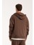 %100 Pamuk Erkek Oversize Fermuarlı Kapüşonlu Sweatshirt | Bol Kesim Hoodie 2