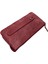 Hakiki Eskitme Deri El Geçirme ve Bileklikli Unisex El Portföyü -Bordo 4