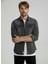 Erkek Gömlek Slim Fit Yıkamalı Kot Gömlek 1