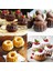 24 Adet Muffin, Mini Kek Kalıbı, Yanmaz, Yapışmaz,kolay Çıkar-Silikon, Karışık Renk 2