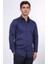 Slim Fit Non-Iron Lacivert Gömlek 4