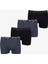 Erkek 4'lü Pamuklu Likralı Boxer 1