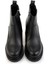 Siyah Siyah Hakiki Deri Kadın Bot & Bootie K02040500303 4