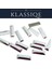 Klassıqe® | 3X10 mm Gümüş Metal Baget Dikdörtgen Ütüyle Yapışan Hotfix Taş (Kıyafet, Tekstil, Aksesuar Süsleme) 1