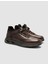 Lastik Bağıcıklı Kahverengi Erkek Spor Ayakkabı 2