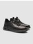 Lastik Bağıcıklı Siyah Erkek Spor Ayakkabı 2