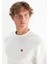 Regular Fit Beyaz Erkek Sweatshirt W2520255W02 4