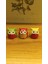 Üç Bilge Baykuş Seti-Renkli Dostlar Baykuş Seti-3’lü Dekoratif Mini Set- Sarı -Kırmızı -Yeşil 4*4 4