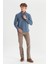 Regular Fit Petrol Erkek Sweatshirt W2520532405 2