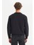 Regular Fit Siyah Erkek Sweatshirt W2520255001 5