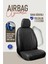 Mitsubishi Colt Deri Oto Koltuk Kılıfı Ön Arka Set Exclusıve Serisi Siyah Scr 4
