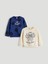 Yeni Sezon Bisiklet Yaka Kız Çocuk Sweatshirt 2'li 1
