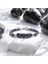 Snowy Obsidian Doğaltaş Çelik Halat ve Çelik Klipsli Bileklik 33512B19D2 4