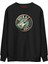 Rock And Roll Guitar Premium Siyah Bisiklet Yaka Düz Sweatshirt, Erkek, Kadın, Unisex Sweatshirt 1