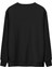 Hallederiz Premium Siyah Bisiklet Yaka Sweatshirt, Erkek, Kadın, Unisex Sweatshirt 2