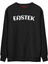 Basic Premium Siyah Sweatshirt Bisiklet Yaka Düz Sweatshirt, Erkek, Kadın, Unisex Sweatshirt 1