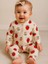 Kız Bebek Pamuku Çilek Desenli Pijama Takımı 2