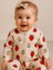 Kız Bebek Pamuku Çilek Desenli Pijama Takımı 3