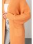 Kadın Tarçın Balon Kol Uzun Triko Hırka 3