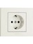 Beyaz Topraklı Priz Çerçeveli Grano Beyaz Priz 2