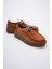 Kadın Hakiki Süet Loafer Comfort Tabanlı Günlük Ayakkabı Taba Misley 1