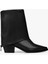 Kadın Alessi Siyah Cilt Fermuar Detaylı Bot 1