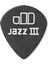 482R.88 Gitar Penası 3 Adet Tortex Pb Jazz Iıı Pena (0.88 Mm) 3