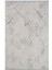 Kaftan KF006G Bej Halı Gri Detaylı Geometrik Kabartma Desenli Akrilik Halı Tozuaz Salon Halısı 1