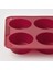 Kantnal Muffin Kalıbı Koyu Kırmızı 18 x 30 cm 5