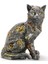 Steampunk Polyester Kedi Figürü Model 2 1