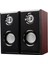 Ahşap Hoparlör 1+1 Ses Sistemi Kablolu USB Multımedıa Wooden Speaker 4