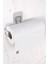 Sticker Yapışkanlı Dekoratif Rulo Havlu Tutacağı Şık Banyo Mutfak Tezgah Aksesuarı Rulo Havluluk ve Wclik 2''li Set 3