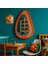 Rattan Desenli Modern Dekoratif Duvar Aynası 2