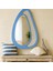 Rattan Desenli Modern Dekoratif Duvar Aynası 5