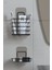 Paslanmaz Metal Banyo Duvar Organizeri - Yapışkanlı Diş Fırçalık ve Sabunluk Seti - 2'li Süper Set 4