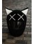 Siyah Kedi Peluş Kask Kılıfı Kask Süsü 1