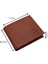 Hakiki Deri Kağıt Para, Bozuk Para ve Bol Kart Bölmeli Erkek Cüzdanı - Taba 1