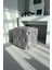 Küp Puf - BEST İthal Kadife Babyface Kumaş Varak Baskı - Modern Ve Şık Oturma Dekoratif Puf&Bench 2