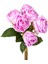 Yapay Gül Demet 6 Çiçekli Mor 32 Cm. 1