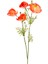 Yapay Çiçek Gelincik Turuncu 70 Cm. 1