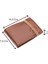 Hakiki Deri Kağıt Para ve Bol Şeffaf Kart Bölmeli Lastikli Unisex Kartlık - Taba 1