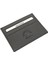 Hakiki Deri Slim Ince Unisex Kartlık - Gri 2