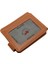 Hakiki Deri Çift Taraflı Kullanıma Uygun Kuşaklı Kağıt Para Klipsli Unisex Kartlık - Taba 5