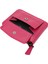 Hakiki Deri Kağıt Para ve Bol Şeffaf Kart Bölmeli, Fermuarlı Unisex Kartlık - Fuşya 6