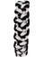 Siyah Beyaz Geniş Geçişli Model Paracord Bileklik 1